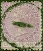 Old Postage Stamp from St Christopher 1882 1d Dull Magenta SG12 Wmk CA Good Used
