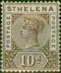 Valuable Postage Stamp St Helena 1896 10d Brown SG52 Fine MM