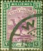 Valuable Postage Stamp from Sudan 1922 3m Mauve & Green SG32 Fine Used