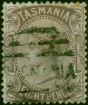Tasmania 1878 8d Dull Purple-Brown SG158 Fine Used. Queen Victoria (1840-1901) Used Stamps