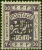 Old Postage Stamp Transjordan 1925 20p Light Violet SG157 Fine MM