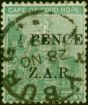 Old Postage Stamp Vryburg 1899 1/2 Pence Green SG1 Fine Used