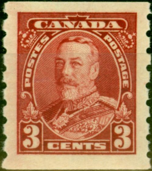 Rare Postage Stamp from Canada 1935 3c Scarlet SG354 Fine Lightly Mtd Mint
