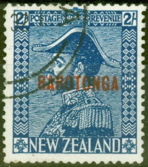 Collectible Postage Stamp from Cook Islands 1926 2s Dp Blue SG90 V.F.U