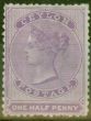 Old Postage Stamp from Ceylon 1864 1/2d Reddish Lilac SG48b Fine & Fresh Unused