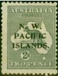 Rare Postage Stamp from New Guinea 1919 2d Grey SG106a Die II Fine Mtd Mint