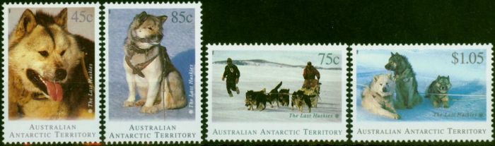 A.A.T 1994 Huskies Set of 4 SG104-107 V.F MNH (2). Queen Elizabeth II (1952-2022) Mint Stamps
