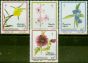 Old Postage Stamp Botswana 1986 Flowers Set of 4 SG604-607 V.F MNH
