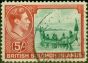 Collectible Postage Stamp British Solomon Islands 1939 5s Emerald Green & Scarlet SG71 Fine Used