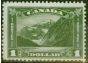 Old Postage Stamp from Canada 1930 $1 Olive-Green SG303 Fine Very Lightly Mtd Mint