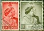 Gold Coast 1948 RSW Set of 2 SG147-148 V.F.U King George VI (1936-1952) Old Royal Silver Wedding Stamp Sets