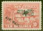 Old Postage Stamp from New Guinea 1931 Air 10s Brt Pink SG148 Fine & Fresh Lightly Mtd Mint