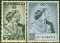 St Helena 1948 RSW set of 2 SG143-144 Fine Lightly Mounted Mint  King George VI (1936-1952) Old Royal Silver Wedding Stamp Sets