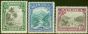 Rare Postage Stamp from Jamaica 1932 set of 3 SG111-113 V.F Very Lightly Mtd Mint..