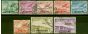 Old Postage Stamp from Iraq 1949 Air Set of 8 SG330-337 Fine Used