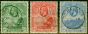 Old Postage Stamp from St Helena 1922 Set of 3 SG89-91 Very Fine Used