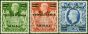 Tripolitania 1950 Set of 3 Top Values SGT24-T26 V.F MNH  King George VI (1936-1952) Collectible Stamps