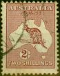 Rare Postage Stamp from Australia 1929 2s Maroon SG110 Good Used