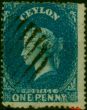 Ceylon 1861 1d Dull Blue SG19a Fine Used (2) Queen Victoria (1840-1901) Valuable Stamps