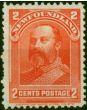 Newfoundland 1898 2c Scarlet SG87 Fine MM  Queen Victoria (1840-1901) Old Stamps