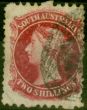 Old Postage Stamp from S.Australia 1872 2s Carmine SG110 Fine Used (5)