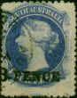 South Australia 1870 3d on 4d Sky-Blue SG67 Fine Used . Queen Victoria (1840-1901) Used Stamps
