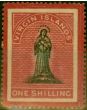 Rare Postage Stamp Virgin Islands 1867 1s Black & Rose-Carmine SG19 Good to Fine MM (3)