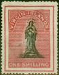 Collectible Postage Stamp Virgin Islands 1868 1s Black & Rose-Carmine SG21 Fine LMM