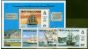 Collectible Postage Stamp Tristan da Cunha 1992 Wreck of Barque Set of 4 SG535-MS538 Fine LMM