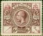 Rare Postage Stamp from Bermuda 1921 6d Purple SG72 Fine Lightly Mtd Mint
