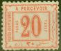 Collectible Postage Stamp from Egypt 1886 20pa Rose-Red SGD63 Fine Unused