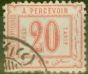 Rare Postage Stamp from Egypt 1886 20pa Rose-Red SGD63 Good Used