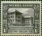 Collectible Postage Stamp from Sierra Leone 1933 1s Violet SG176 Fine VLMM