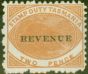 Valuable Postage Stamp from Tasmania 1900 2d Brown-Orange Revenue Fine Mtd Mint