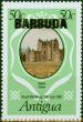 Old Postage Stamp Barbuda 1981 Royal Wedding 50c SG573 'Opt Double' V.F MNH