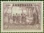 Rare Postage Stamp from Australia 1937 9d Purple SG195 V.F MNH