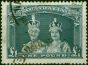 Australia 1949 £1 Bluish Slate SG178a Thin Paper Fine Used . King George VI (1936-1952) Used Stamps