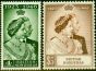 British Honduras 1948 RSW Set of 2 SG164-165 Fine Lightly Mtd Mint King George VI (1936-1952) Collectible Royal Silver Wedding Stamp Sets