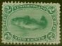 Old Postage Stamp from Newfoundland 1865 2c Yellowish Green SG25 Fine Mtd Mint