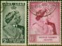 Solomon Islands 1949 RSW Set of 2 SG75-76 Superb Used King George VI (1936-1952) Collectible Royal Silver Wedding Stamp Sets
