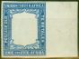 Old Postage Stamp from South Africa 1927-28 Imperf Frame Plate Proof in Blue (3d) V.F MNH