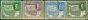 Old Postage Stamp Somaliland 1942 Set of 4 Top Values SG113-116 V.F.U