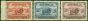 Rare Postage Stamp Australia 1934 Set of 3 SG150-152 Fine MM