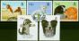 Old Postage Stamp from Falkland Islands 1993 Pets Set of 5 SG691-695 V.F.U