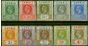 Collectible Postage Stamp Gambia 1921-22 Set of 10 SG108-117 Fine MM