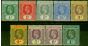 Valuable Postage Stamp Gilbert & Ellice Islands 1912-19 Set of 9 to 1s SG12-20 Fine VLMM