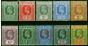 Gold Coast 1907-13 Set of 10 SG59-68 Fine MM . King Edward VII (1902-1910), King George V (1910-1936) Mint Stamps