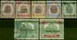 Old Postage Stamp from Perak 1900 Surcharge Set of 7 SG81-87 Good Used (2)