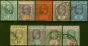 Straits Settlements 1902 Set of 9 to 50c SG110-118 Fine Used  King Edward VII (1902-1910) Old Stamps