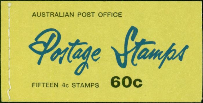 Australia 1966 60c Booklet SGSB39 Edition G67-2 Fine & Complete. Queen Elizabeth II (1952-2022) Mint Stamps